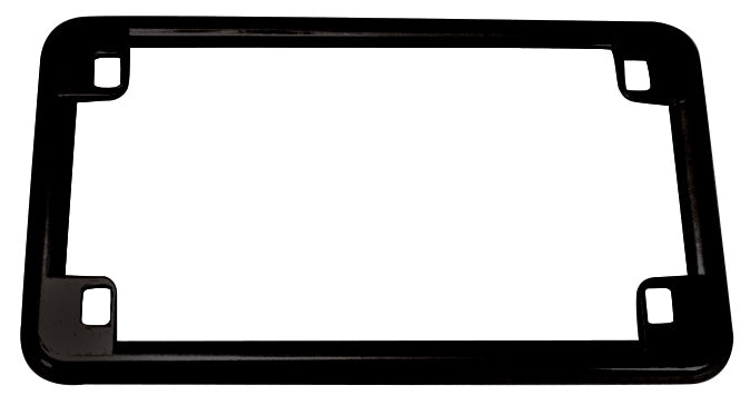 License Plate Frame Black Fits All 4"X7" Plates Die Cast