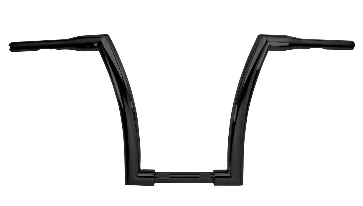 Handlebar 1-1 / 2" Dia. Black 12"Rise 1"Rise Area 5"Pullback 35" Wide 82 / Later Inc Fbw