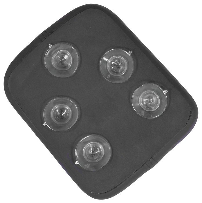 Pillion Pad 9"X 8"X 2" 5 Suction Cup Installation