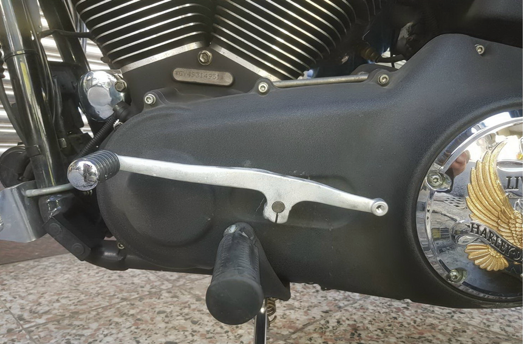 Foot Lever Shifter Chrome Fits Mid Ctl Dyna 1999-2018 Heel / Toe Lever