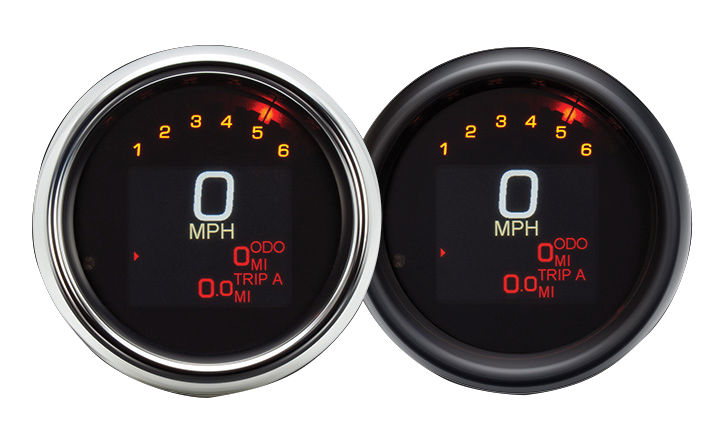 Digital Gauge Kit Mlx Series Fits Pre 2003 XL & Dyna 3-3 / 8" Hardwiring Mlx-3000