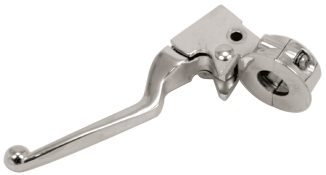 Hand Lever Assembly Clutch Stk Type Big Twin & Sportster 1982 / 1995 - Chrome Plated W / Lever Cable Pin Mount Clamp