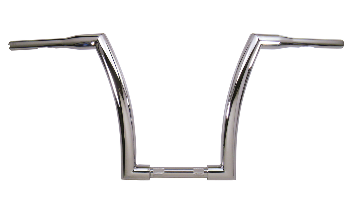 Handlebar 1-1 / 2" Diameter Chrome 12"Rise 1.25"Rise Area 5"Pback 35" Wide 82 / Later Inc Fbw
