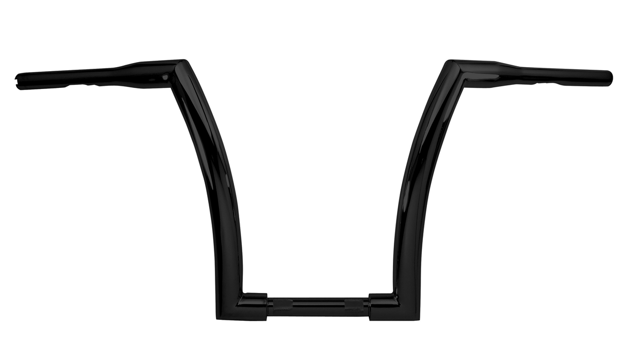 Handlebar 1-1 / 2"Diameter Black 12"Rise 1.25"Rise Area 5"Pback 35" Wide 82 / Later Inc Fbw