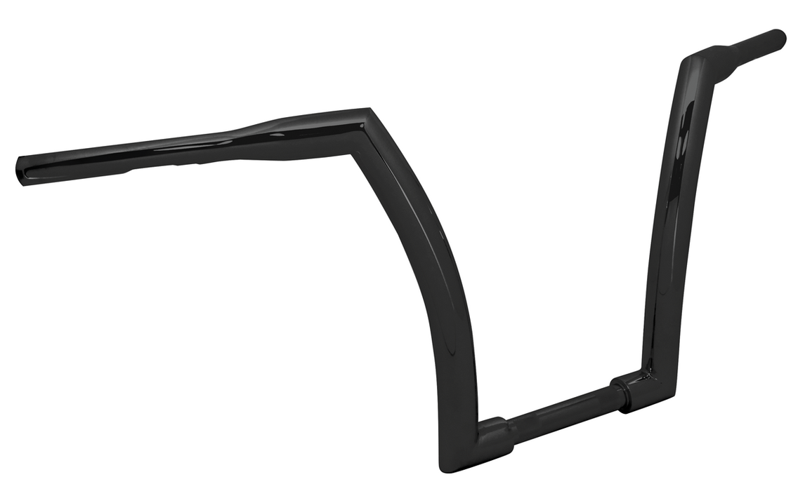 Handlebar 1-1 / 2" Diameter Black 16"Rise 1.25"Rise Area 5"Pback 35"Wide 82 / Later Inc Fbw