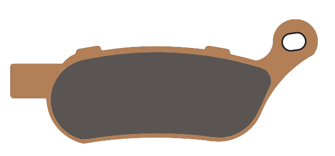 Brake Pads Sintered Rear Softail Dyna 2008 / Later Replaces HD 42298-08