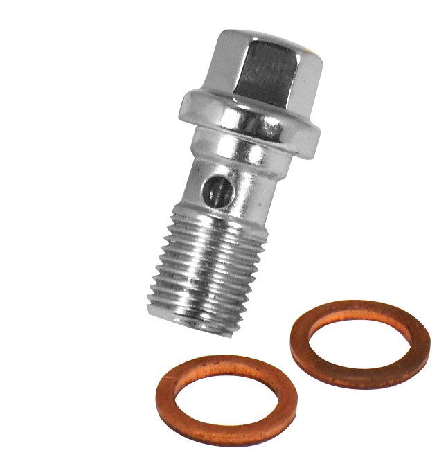 Banjo Bolt 10Mmx1.00 Hex Bolt Fits 06 / L*VRSC & 08 / L*Touring Replaces 41750-06A / B Colony 2602-3