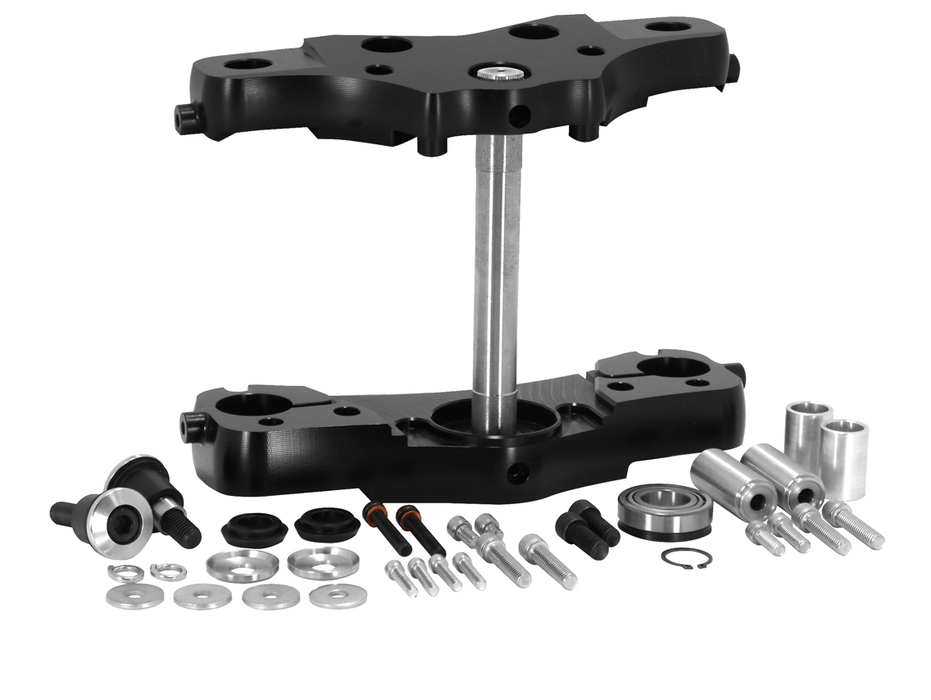 6 Degree Rake Fork Bracket Touring Models 1997 / 2013 Use Up To 23" Front Wheel