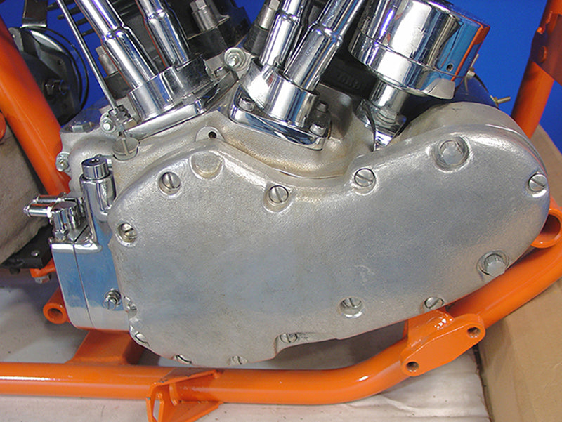 Flatside Style Smooth Cast Cam Cover 1966 / 1969 FL