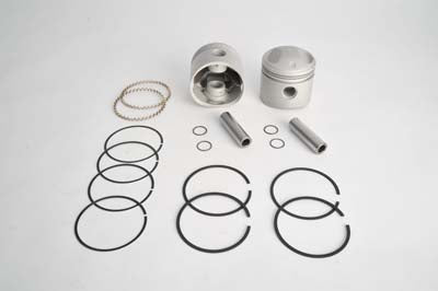 Replica 74 Overhead Valve Piston Set .020 Oversize 1941 / 1977 FL 1971 / 1977 FX