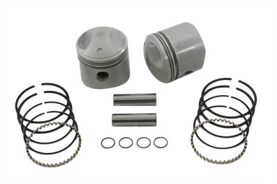 Replica 74 Overhead Valve Piston Set .030 Oversize 1941 / 1977 FL 1971 / 1977 FX