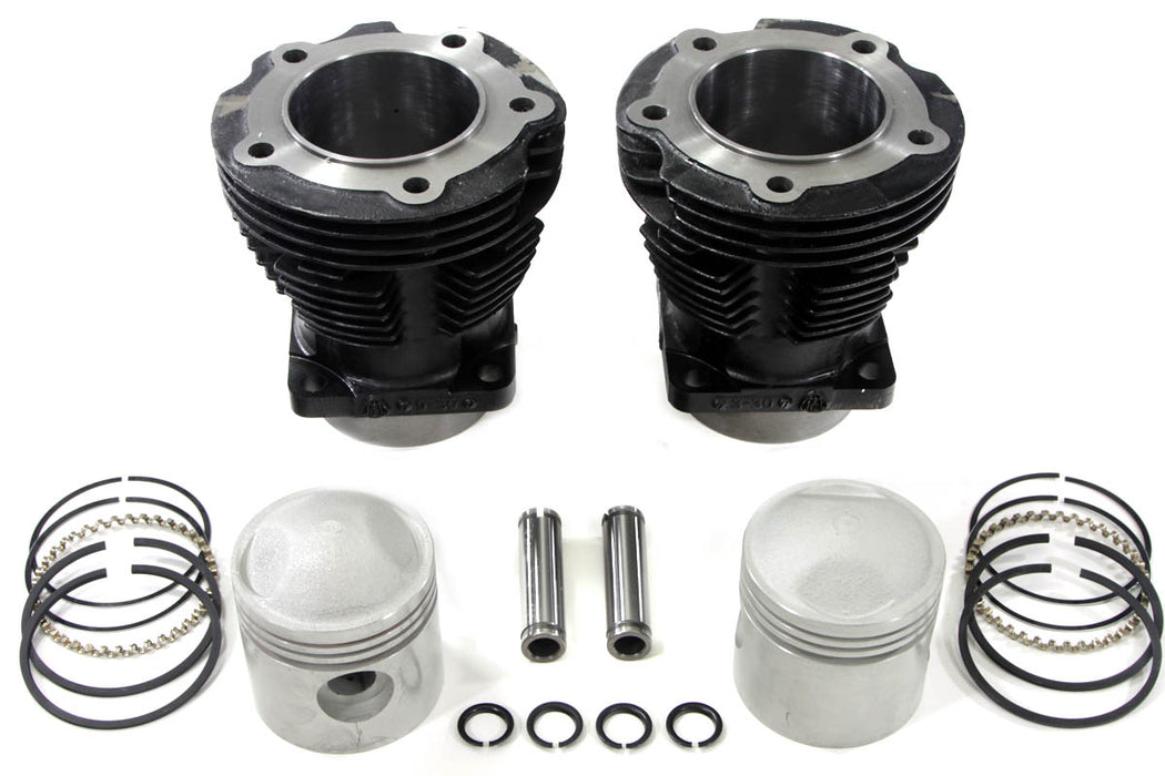 Replica 61 Knucklehead Cylinder Set Black 1936 / 1940 EL