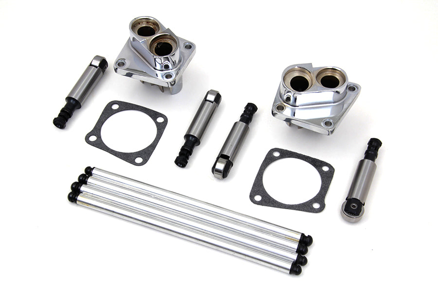 Solid Tappet Kit Chrome Finish 1948 / 1965 FL