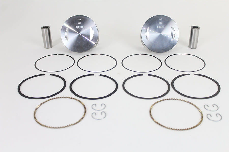 103" Twin Cam Piston Kit 2007 / 2017 FXST 2007 / 2017 FLST 2007 / 2017 FXD 2006 / 2016 FLT