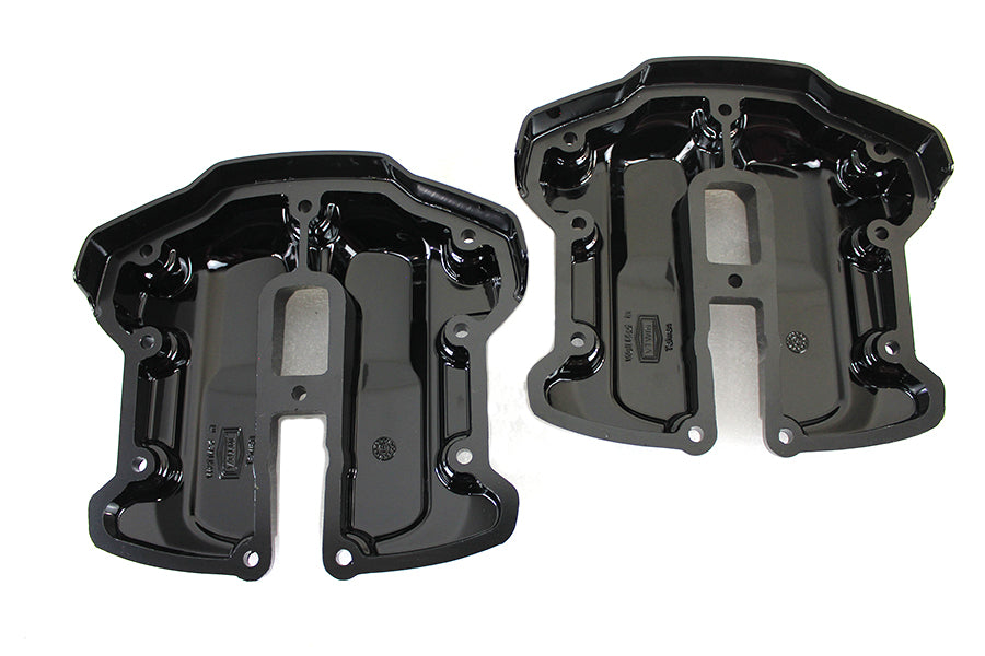 M8 Rocker Box Cover Set Black 2017 / UP FLT