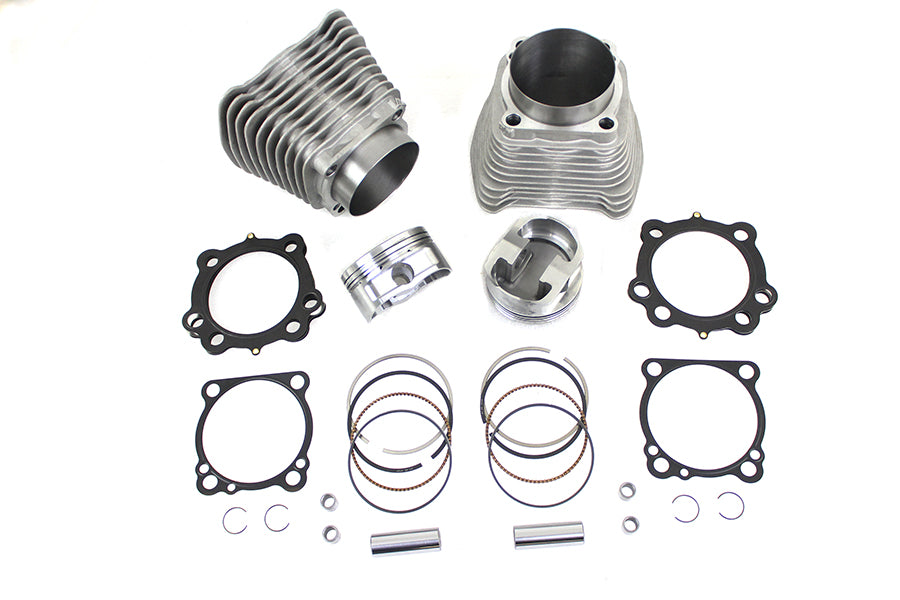 1270cc Cylinder and Piston Conversion Kit Silver 2004 / UP XL 883cc, 1270cc