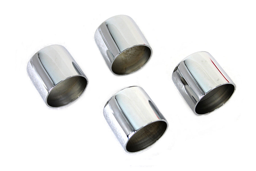 Pushrod Cover Cup Set Chrome 1936 / 1947 EL 1941 / 1947 FL