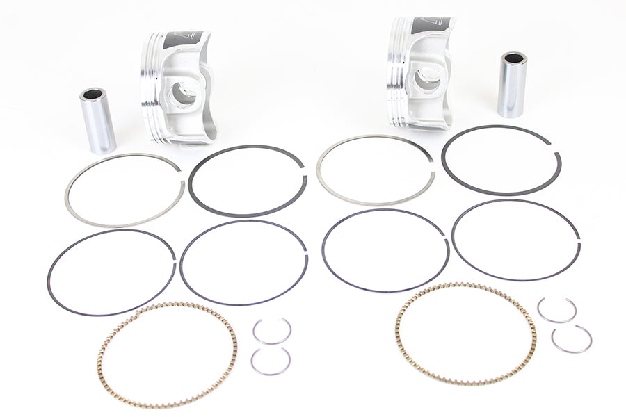 Wiseco Tracker Series Piston Set .010 Oversize 1999 / 2006 FLT 1999 / 2006 FXD 1999 / 2006 FXST 1999 / 2006 FLST