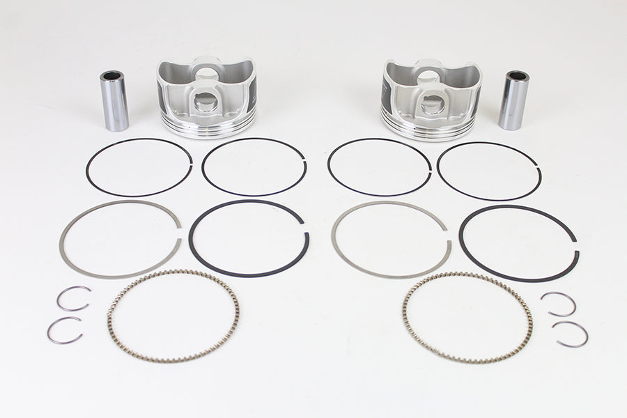 Wiseco Tracker Series Piston Set .020 Oversize 1999 / 2006 FLT 1999 / 2006 FXD 1999 / 2006 FXST 1999 / 2006 FLST