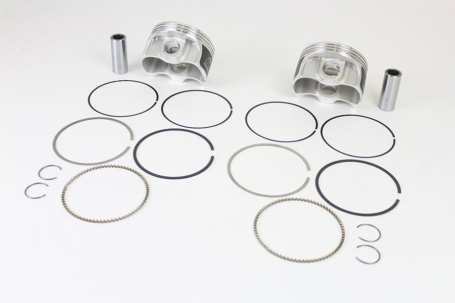 Wiseco Tracker Series Piston Set .020 Oversize 1999 / 2006 FLT 1999 / 2006 FXD 1999 / 2006 FXST 1999 / 2006 FLST