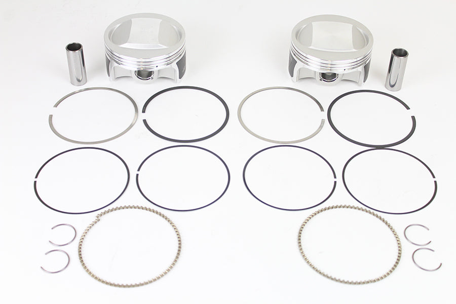 Wiseco Tracker Series Piston Set .020 Oversize 1999 / 2006 FLT 1999 / 2006 FXD 1999 / 2006 FXST 1999 / 2006 FLST