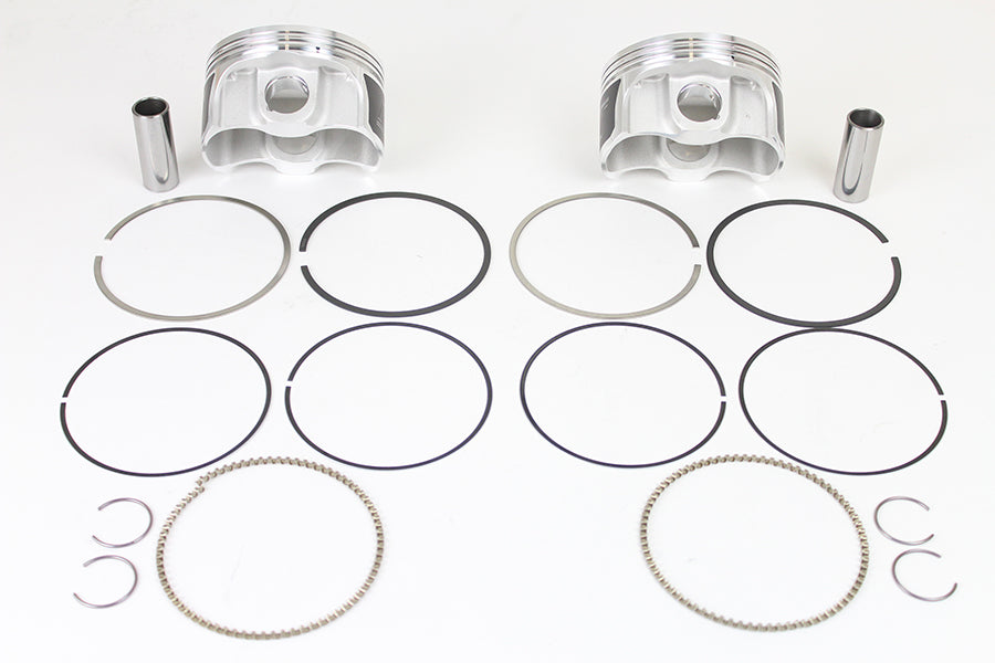 Wiseco Tracker Series Piston Set .020 Oversize 1999 / 2006 FLT 1999 / 2006 FXD 1999 / 2006 FXST 1999 / 2006 FLST