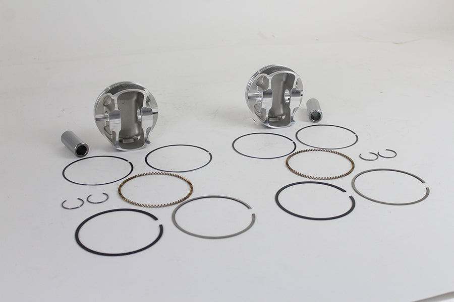 Wiseco Tracker Series Piston Set .010 Oversize 2007 / 2017 FLT 2007 / 2017 FXD 2007 / 2017 FLST 2007 / 2017 FXST