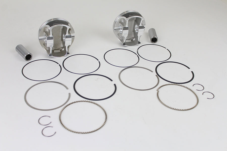 Wiseco Tracker Series Piston Set .020 Oversize 2007 / 2017 FLT 2007 / 2017 FXD 2007 / 2017 FLST 2007 / 2017 FXST