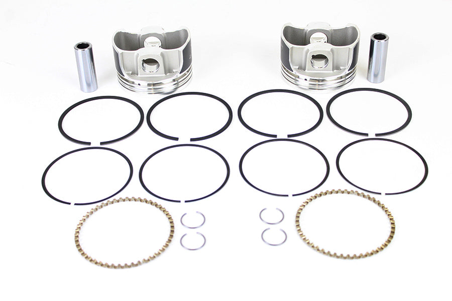 Wiseco Tracker Series Piston Set .010 Oversize 1984 / 1998 FLT 1991 / 1998 FXD 1984 / 1999 FXST 1984 / 1994 FXR 1986 / 1999 FLST