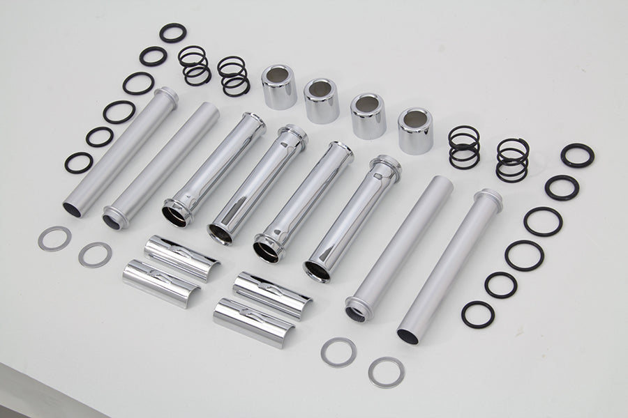 M8 Pushrod Cover Kit Chrome 2017 / UP FLT 2018 / UP FXST