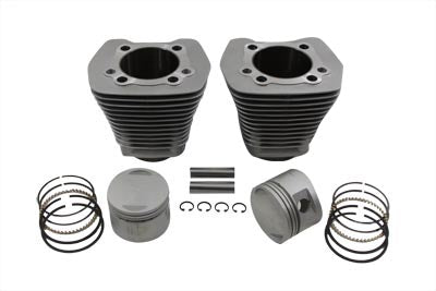 Evolution Cylinder and Piston Kit Silver 1984 / 1998 FXST 1986 / 1998 FLST 1984 / 1994 FXR 1984 / 1998 FLT 1991 / 1998 FXD