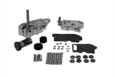Polished Oil Pump Assembly with Breather 1941 / 1953 FL