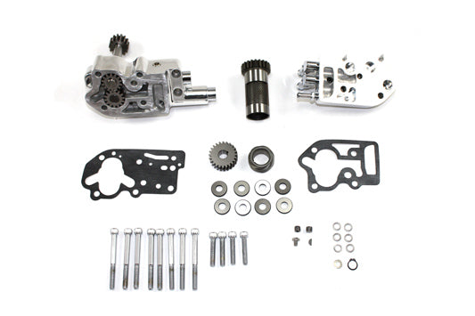Polished Oil Pump Assembly with Breather 1973 / 1984 FL 1979 / 1991 FLT 1979 / 1991 FLT 1982 / 1991 FXR 1982 / 1991 FXR 1984 / 1991 FXST 1986 / 1991 FLST 1991 / 1991 FXD