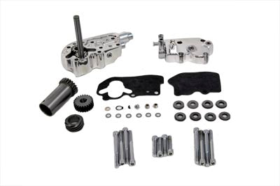 Polished Oil Pump Assembly with Breather 1954 / 1972 FL 1971 / 1972 FX