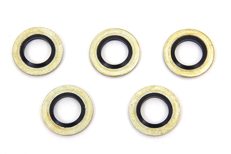 Banjo Bolt Washer with O-Ring 10mm 1988 / 2001 FL 1991 / 2000 FXD 1988 / 2000 XL 2000 / 2006 FLST