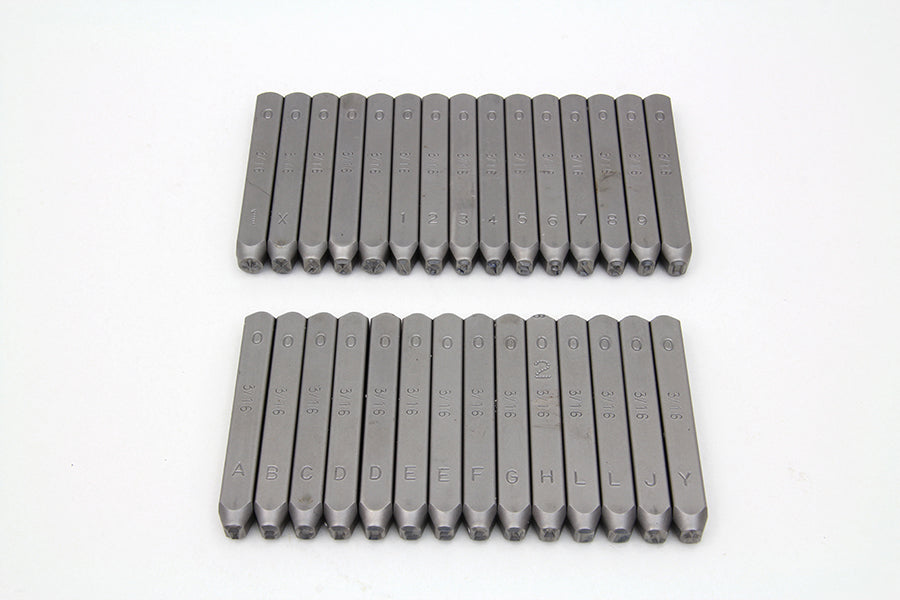 Motor Number Stamp Set 1970 / 1999 FL 1970 / 1999 FL 1970 / 1999 FX 1970 / 1999 FX