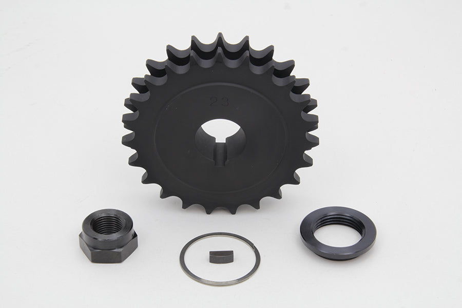 Tapered Engine Sprocket Kit 23 Tooth Parkerized 1936 / 1952 EL 1941 / 1954 FL