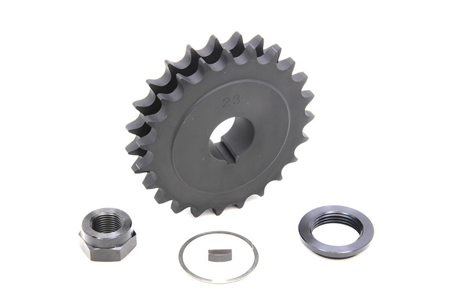 Tapered Engine Sprocket Kit 23 Tooth Parkerized 1936 / 1952 EL 1941 / 1954 FL