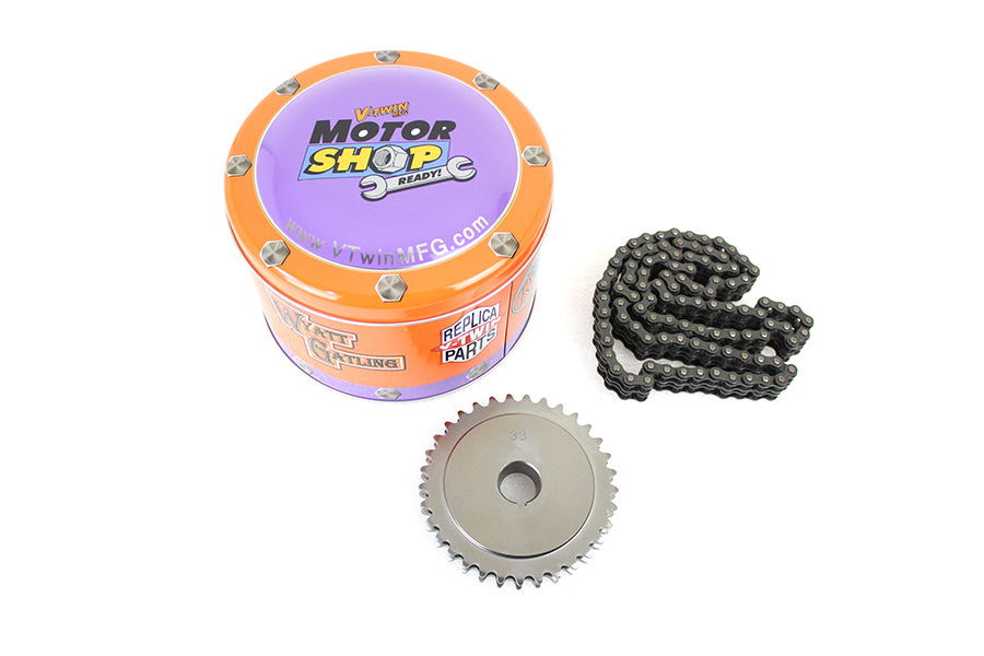45 WL Sprocket and Chain Kit 33 Tooth 1929 / 1952 WL