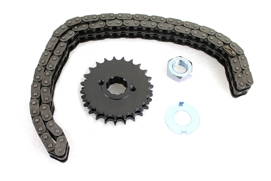 23" Tooth Spline Sprocket and Chain Kit 1955 / 1984 FL