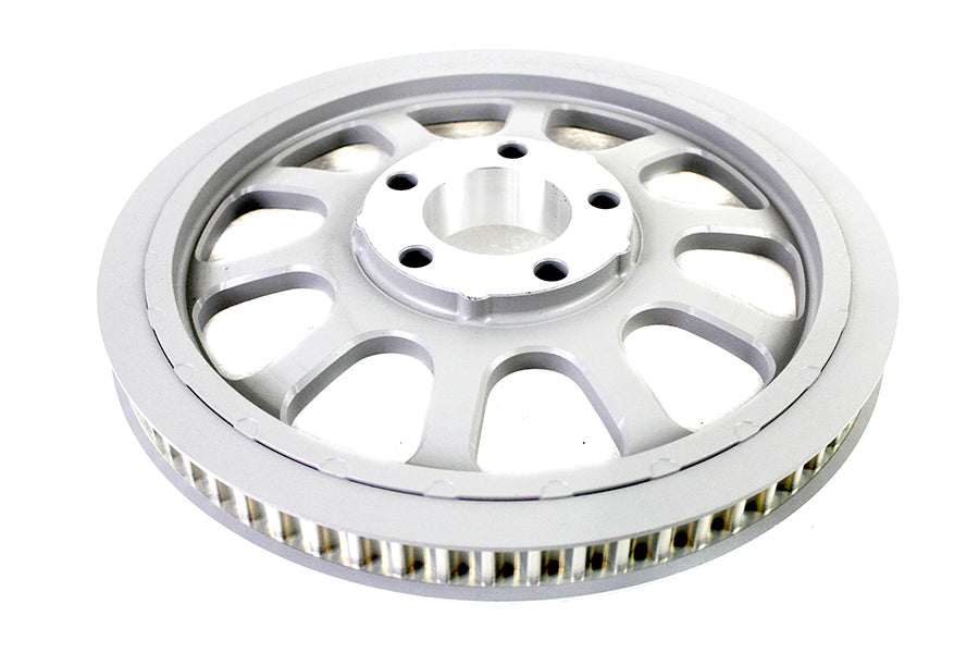 Silver Rear Belt Pulley 66 Tooth 2007 / 2011 FLST 2007 / 2011 FXST
