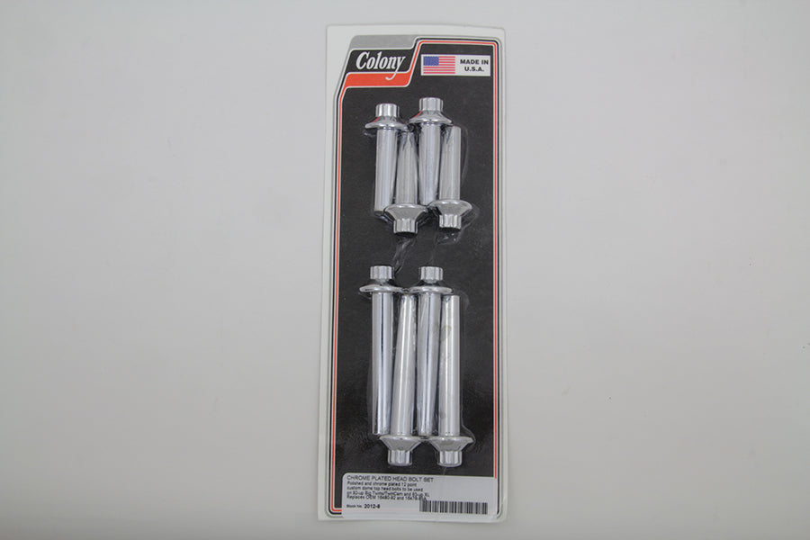 Cylinder Head Bolt Set Chrome 1992 / 1998 FXST 1993 / 2004 XL 1992 / 1998 FLST 1992 / 1998 FXD 1992 / 1998 FLT
