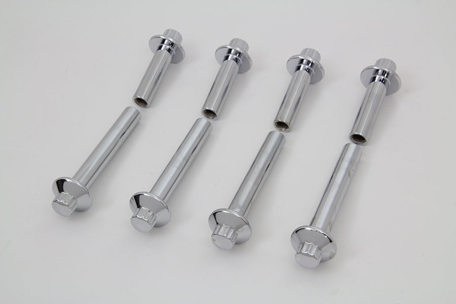 Cylinder Head Bolt Set Chrome 1992 / 1998 FXST 1993 / 2004 XL 1992 / 1998 FLST 1992 / 1998 FXD 1992 / 1998 FLT
