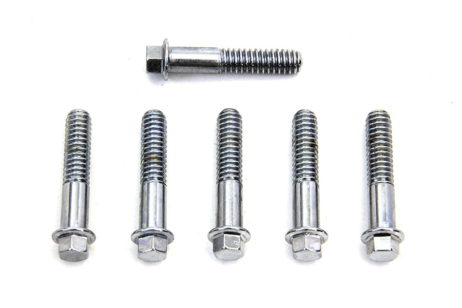 D-Ring Chrome Rocker Arm Cover Screw Set 1948 / 1965 FL