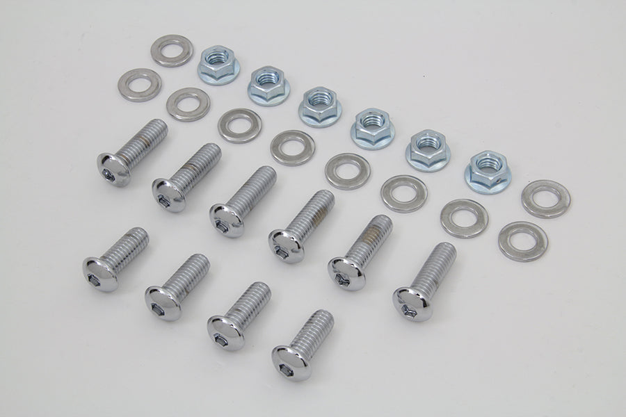 Rear Fender Strut Bolt Kit Chrome 2000 / 2002 FXST 2000 / 2003 FLST
