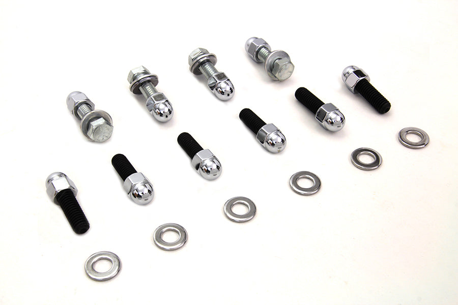 Rear Fender Strut Bolt Kit Chrome 2000 / 2002 FXST 2000 / 2003 FLST