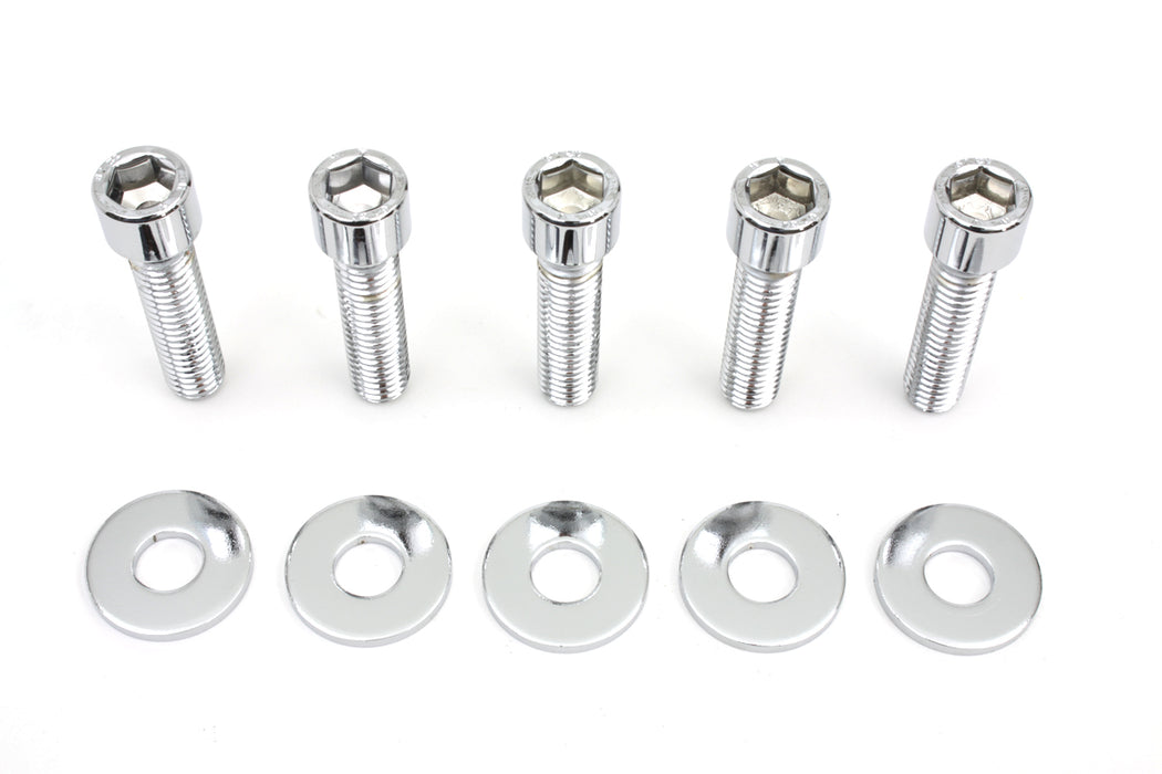 Rear Pulley Bolt and Washer Kit Allen Style 1993 / 1996 FXST cast wheel1997 / 1998 FXD cast wheel1993 / 1996 FLST cast wheel1997 / 1998 FLT cast wheel1997 / 1999 FXST spoke wheel1997 / 1999 FLST spoke wheel1999 / UP FLT spoke wheel