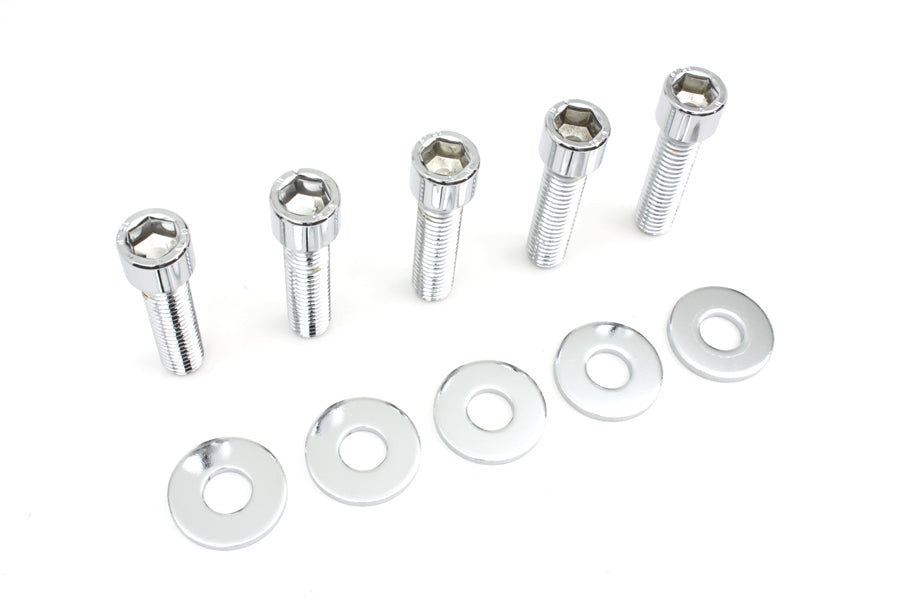 Rear Pulley Bolt and Washer Kit Allen Style 1993 / 1996 FXST cast wheel1997 / 1998 FXD cast wheel1993 / 1996 FLST cast wheel1997 / 1998 FLT cast wheel1997 / 1999 FXST spoke wheel1997 / 1999 FLST spoke wheel1999 / UP FLT spoke wheel