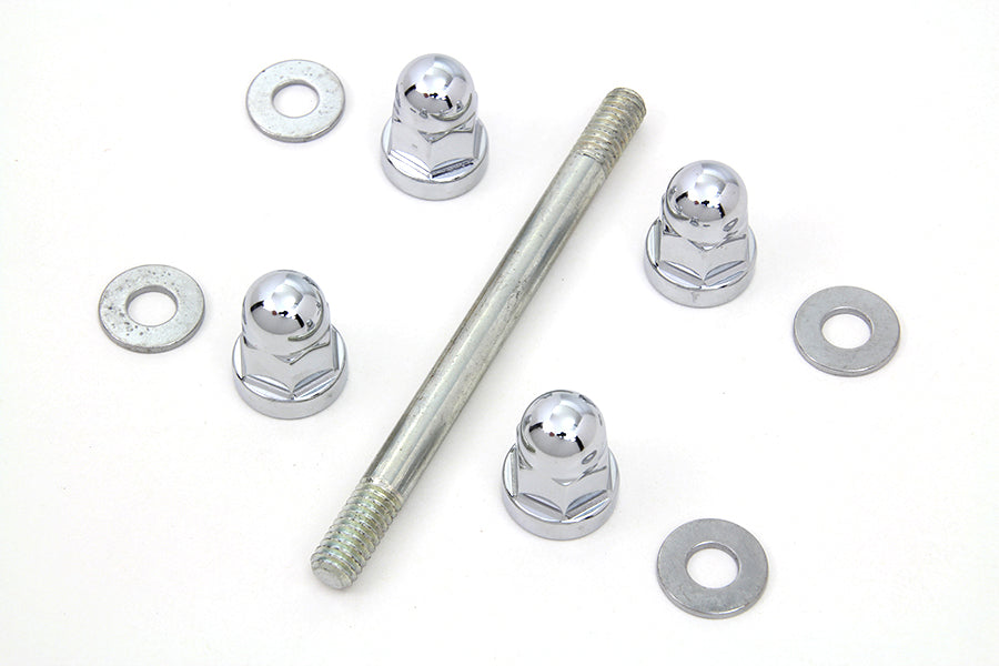 Gas Tank Mount Kit Chrome 1991 / 2017 FXD 2005 / UP FXDWG