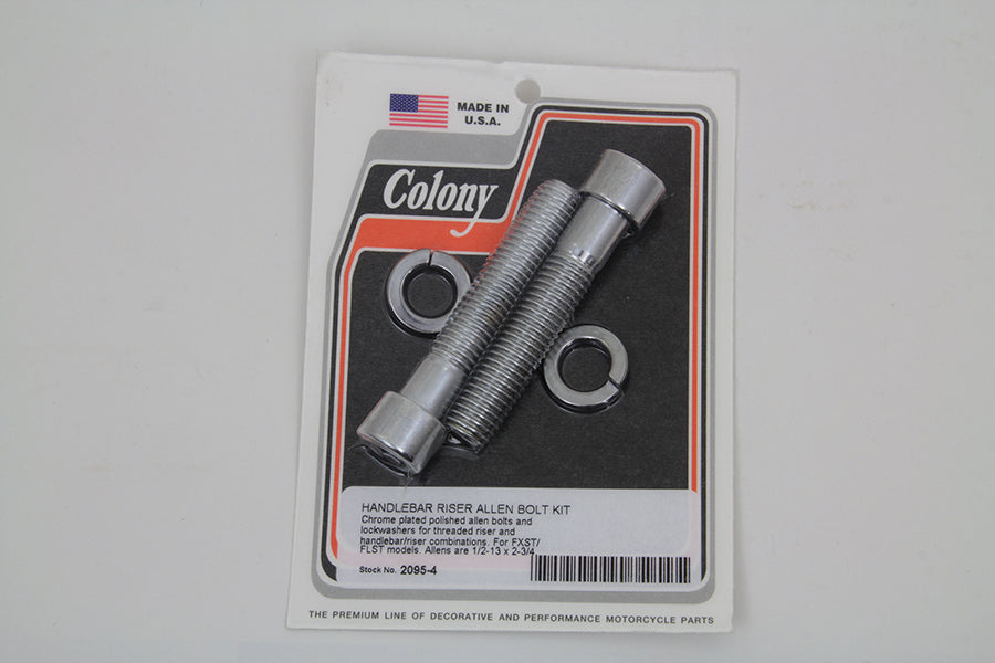 Allen Type Handlebar Riser Bolt Kit 1984 / UP FXST 1986 / UP FLST